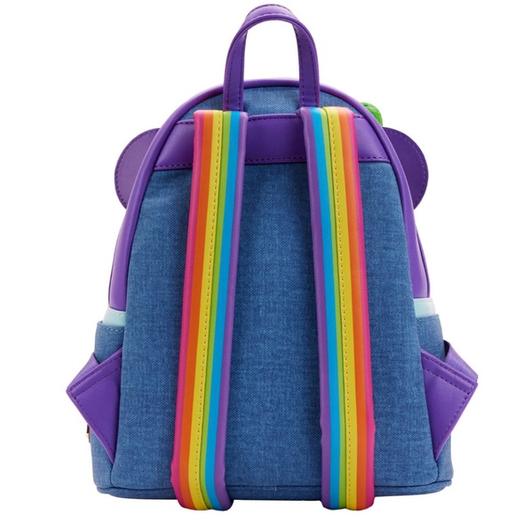 Loungefly Lisa Frank Panda Painter Cosplay Backpack/Wallet Set - Picture 5 of 14